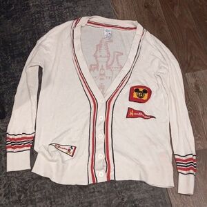 Walt Disney World Sweater Adult Extra Large Varsity Cardigan 50th Vault XL Retro
